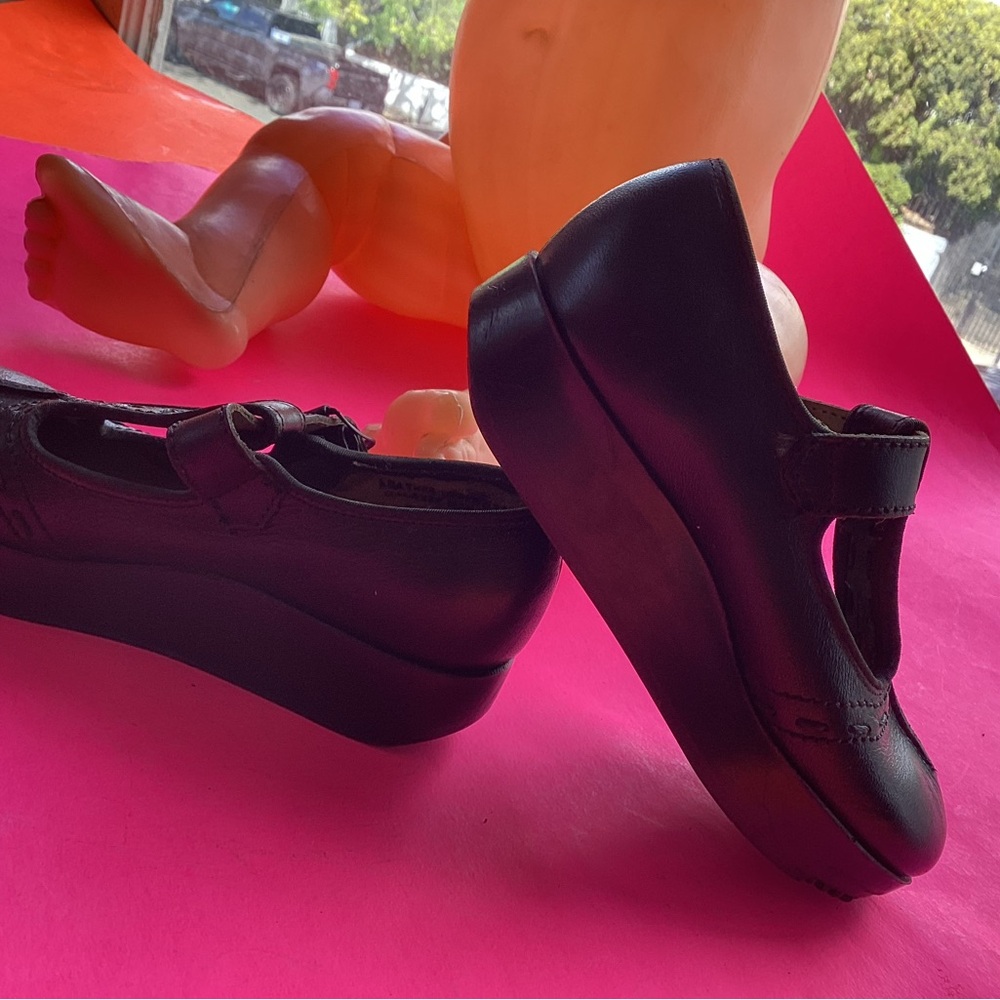 Vintage Young Set Shoes leather for girls